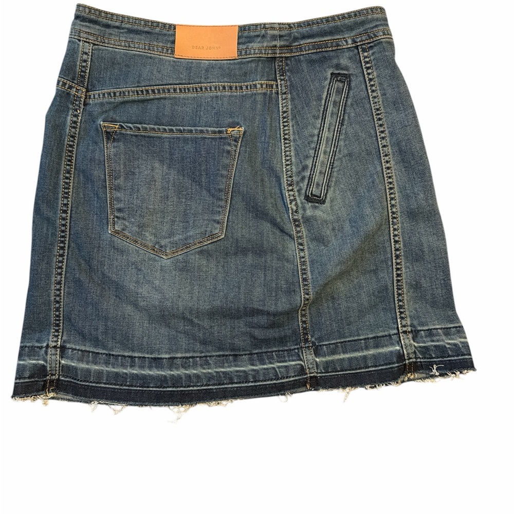 Dear John Denim Button-Front Skirt Sz 24 NWT - Picture 3 of 4